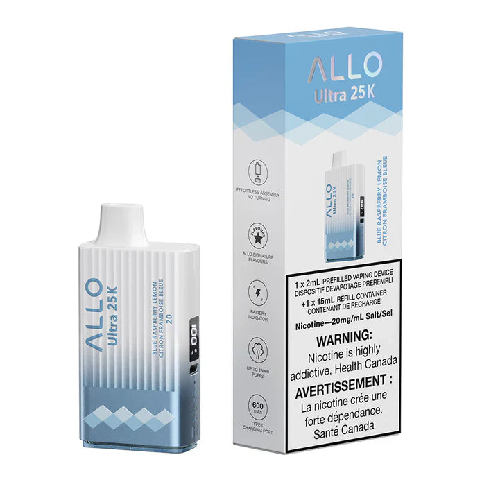 Banana Ice 17ml Allo Ultra 25K Disposable Vape