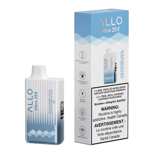 Banana Ice 17ml Allo Ultra 25K Disposable Vape