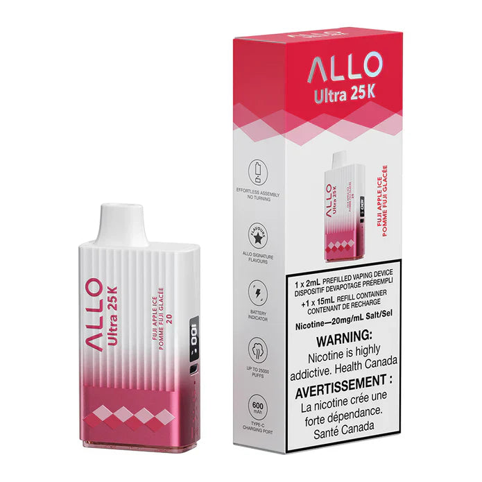 Peach 17ml Allo Ultra 25K Disposable Vape