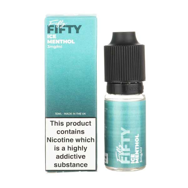 Vape Superstore Fifty Fifty Ice Menthol E-Liquid 10ml – VapePlanetUK